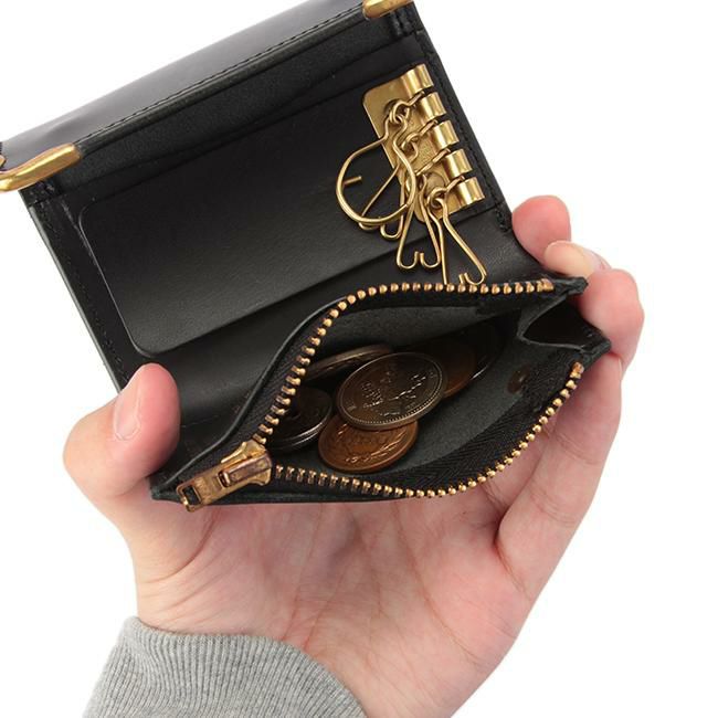 クランプ UKブライドルレザー キーケース キーホルダー Cramp cr-916