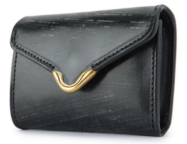 クランプ UKブライドルレザー 三つ折り財布 Cramp cr-920