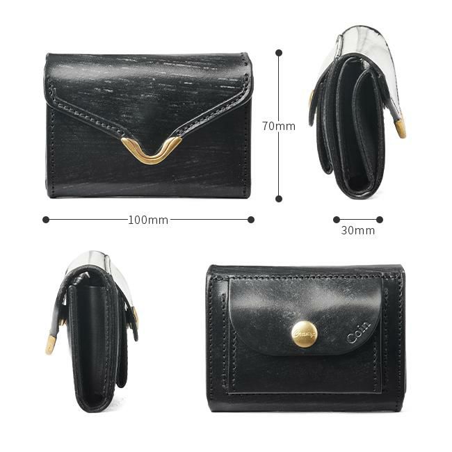 クランプ UKブライドルレザー 三つ折り財布 Cramp cr-920