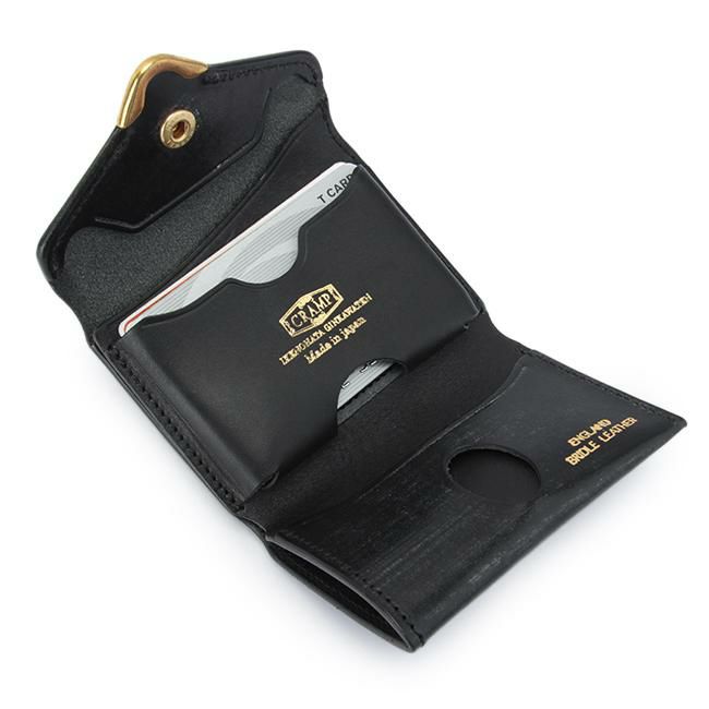 クランプ UKブライドルレザー 三つ折り財布 Cramp cr-920