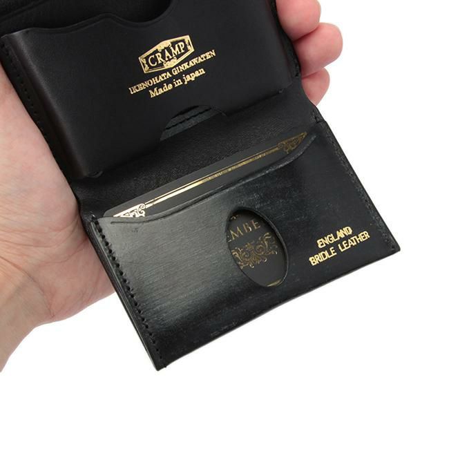 クランプ UKブライドルレザー 三つ折り財布 Cramp cr-920