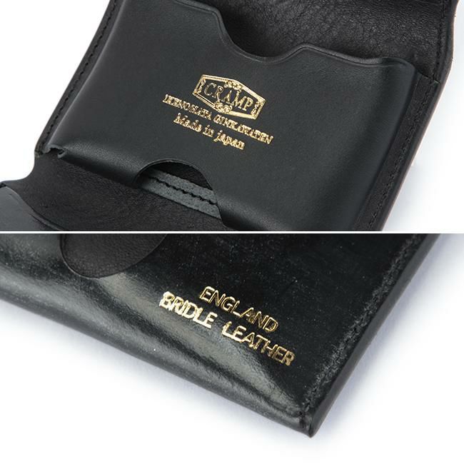 クランプ UKブライドルレザー 三つ折り財布 Cramp cr-920