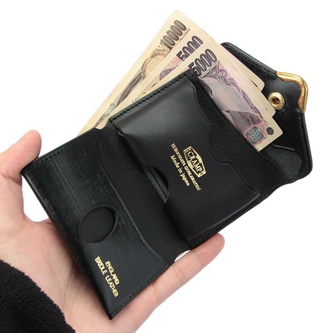 クランプ UKブライドルレザー 三つ折り財布 Cramp cr-920