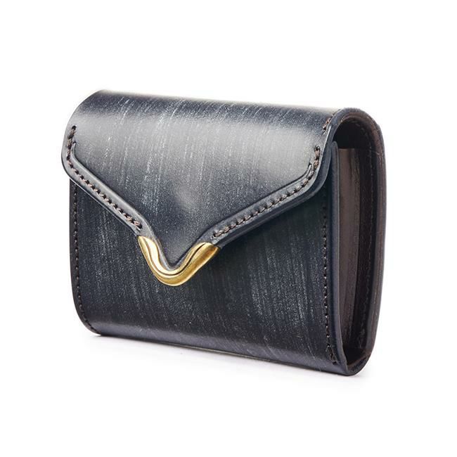 クランプ UKブライドルレザー 三つ折り財布 Cramp cr-920