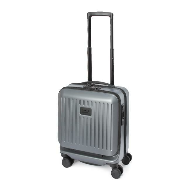 タケオキクチ スーツケース 20L 機内持込み ブラック ハンドルレザー タケオキクチ スーツケース 20L 機内持込み ブラック ハンドル
