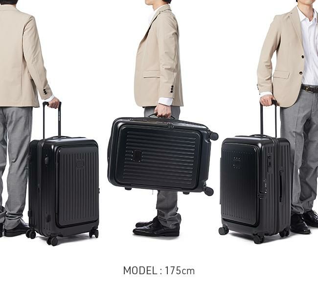 タケオキクチ シティブラック スーツケース TAKEO KIKUCHI cty004