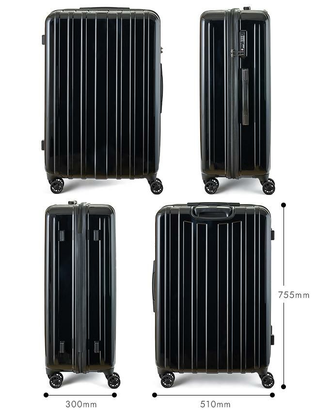 アジアラゲージ キャリエッタL スーツケース A.L.I dya-1900s-28