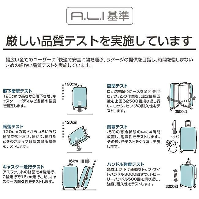 アジアラゲージ フライト スーツケース A.L.I flt-010k-18
