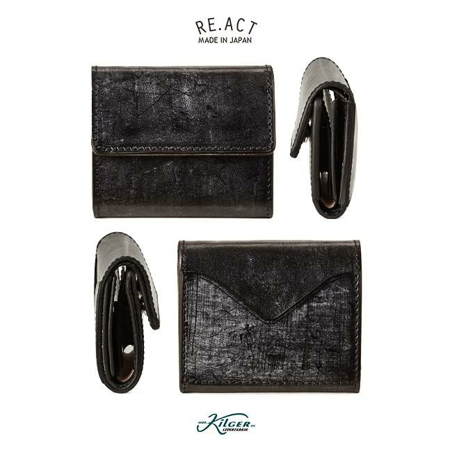 リアクトレザーワークス ブライドル 三つ折り財布  fnw00015scbd