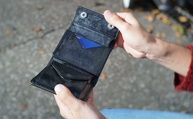 リアクトレザーワークス ブライドル 三つ折り財布  fnw00015scbd
