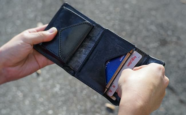 リアクトレザーワークス ブライドル 三つ折り財布  fnw00015scbd