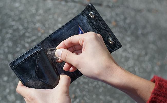 リアクトレザーワークス ブライドル 三つ折り財布  fnw00015scbd