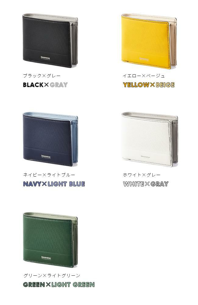 イノベーター ウォレット 二つ折り財布 inovator inw37