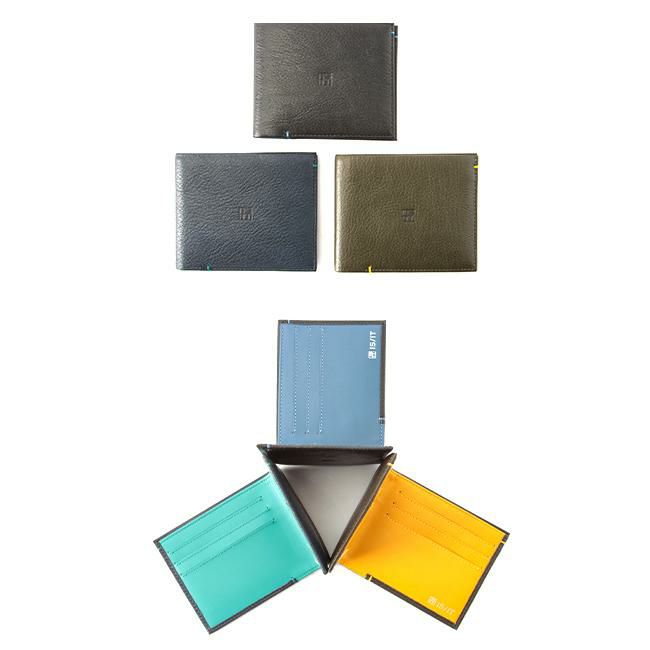 IS/IT カブラ 二つ折り財布  isit-944603