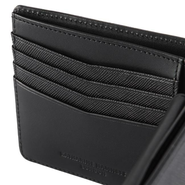 キャサリンハムネット プリズム 二つ折り財布 KATHARINE HAMNETT LONDON kh-490-50502