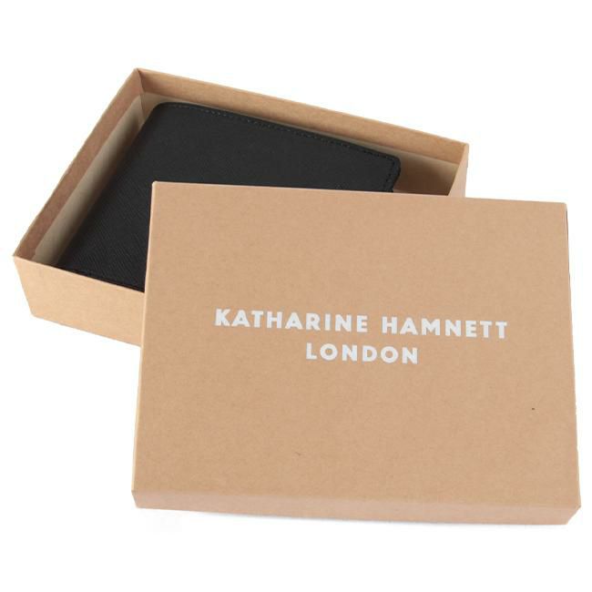 キャサリンハムネット プリズム 二つ折り財布 KATHARINE HAMNETT LONDON kh-490-50502