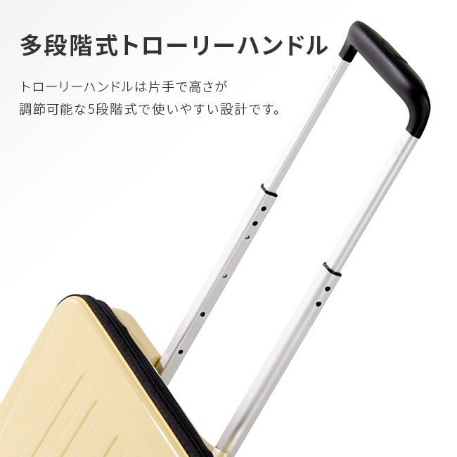 アジアラゲージ 折り畳みキャリー スーツケース A.L.I lc-5725-18