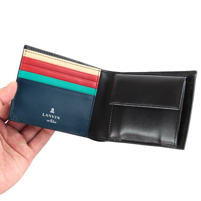 ランバンオンブルー スタンパ 二つ折り財布 LANVIN en Bleu lenb-522603