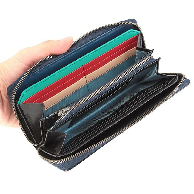 ランバンオンブルー スタンパ 長財布 LANVIN en Bleu lenb-522605