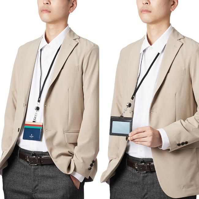 ランバンオンブルー スタンパ カードケース 名刺入れ LANVIN en Bleu lenb-522606