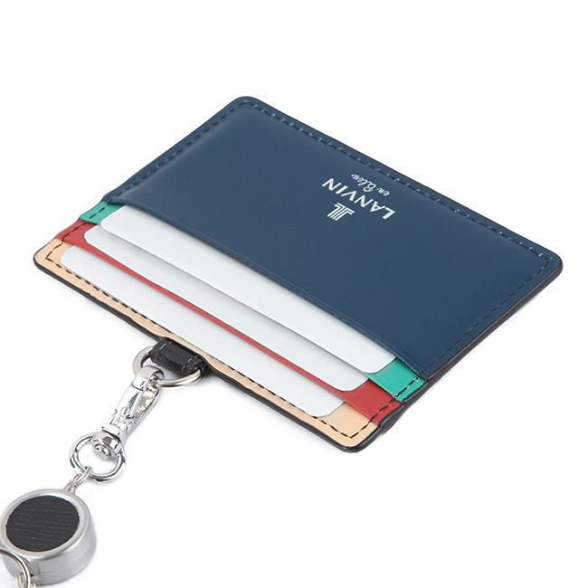 ランバンオンブルー スタンパ カードケース 名刺入れ LANVIN en Bleu lenb-522606