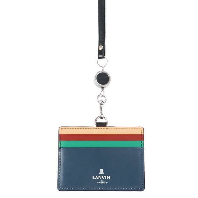 ランバンオンブルー スタンパ カードケース 名刺入れ LANVIN en Bleu lenb-522606