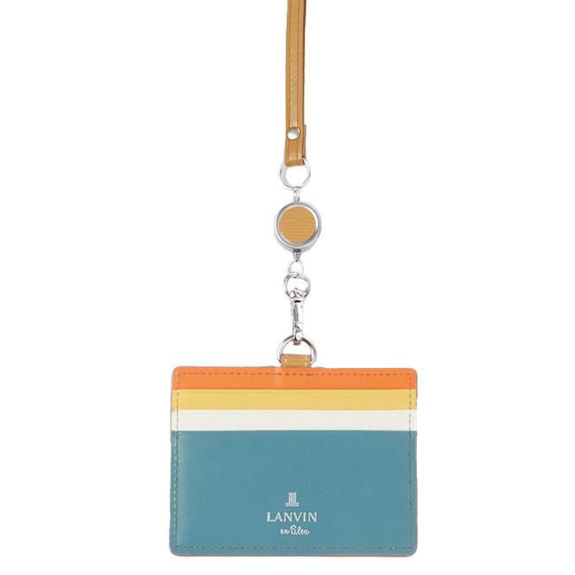 ランバンオンブルー スタンパ カードケース 名刺入れ LANVIN en Bleu lenb-522606