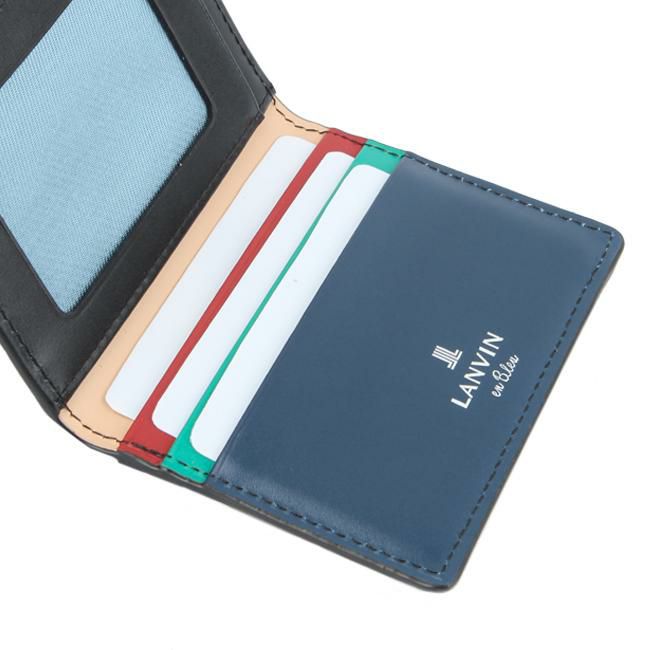 ランバンオンブルー スタンパ カードケース 名刺入れ LANVIN en Bleu lenb-522607