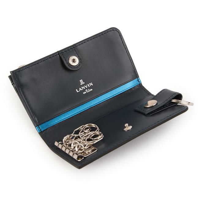 ランバンオンブルー パーシャル キーケース キーホルダー LANVIN en Bleu lenb-555611