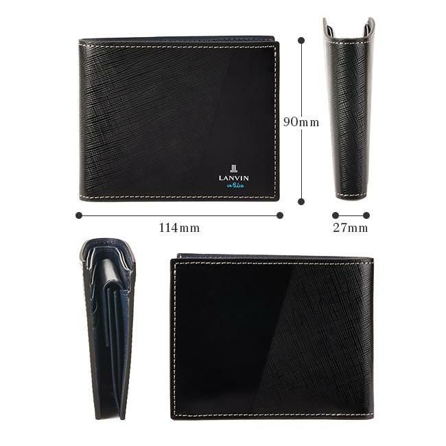 ランバンオンブルー パーシャル 二つ折り財布 LANVIN en Bleu lenb-555613