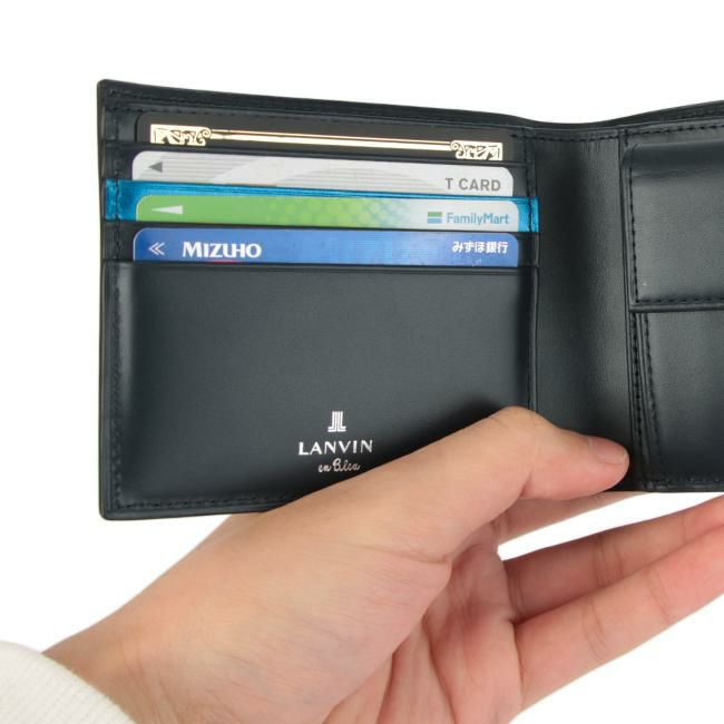 ランバンオンブルー パーシャル 二つ折り財布 LANVIN en Bleu lenb-555613