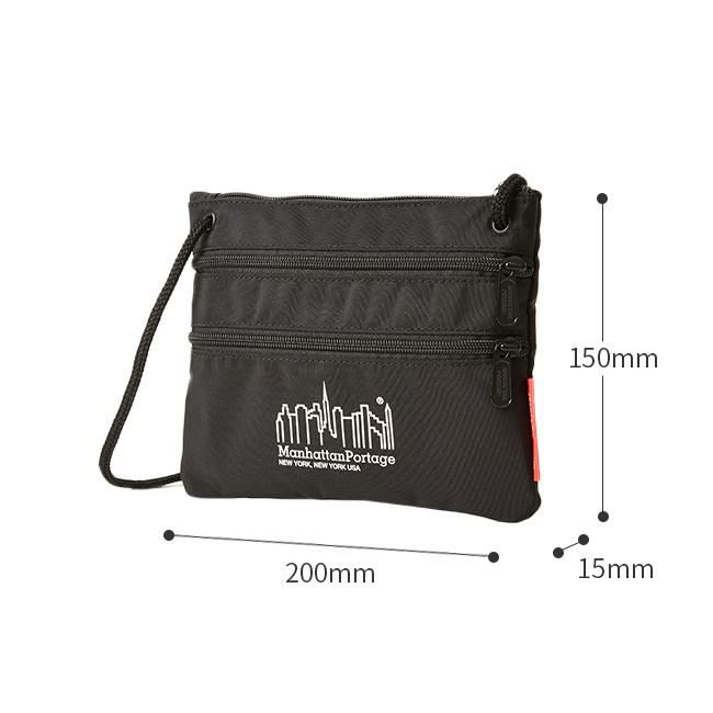 マンハッタンポーテージ トリプルジッパー サコッシュ Manhattan Portage mp-tzp-s