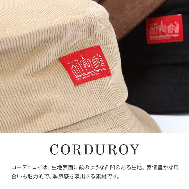 マンハッタンポーテージ コーデュロイバケットハット 帽子 Manhattan Portage mp086