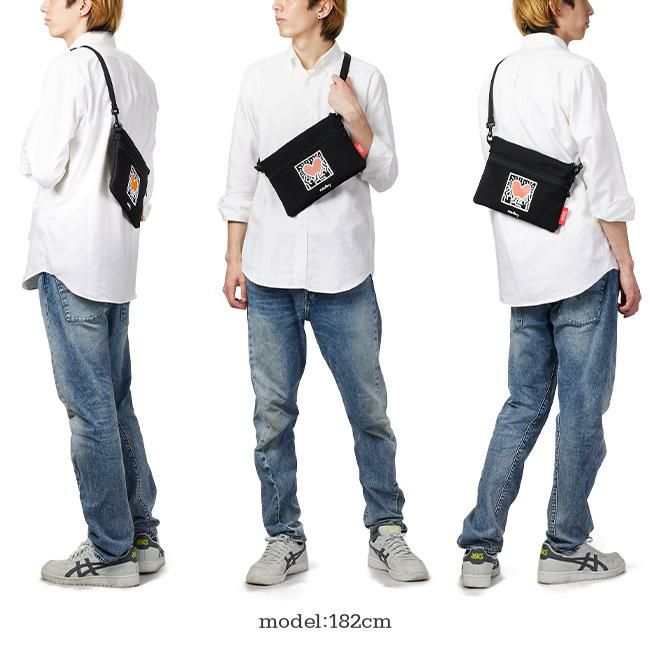 マンハッタンポーテージ キースヘリング【LTD】 サコッシュ Manhattan Portage mp1084cvlkh21