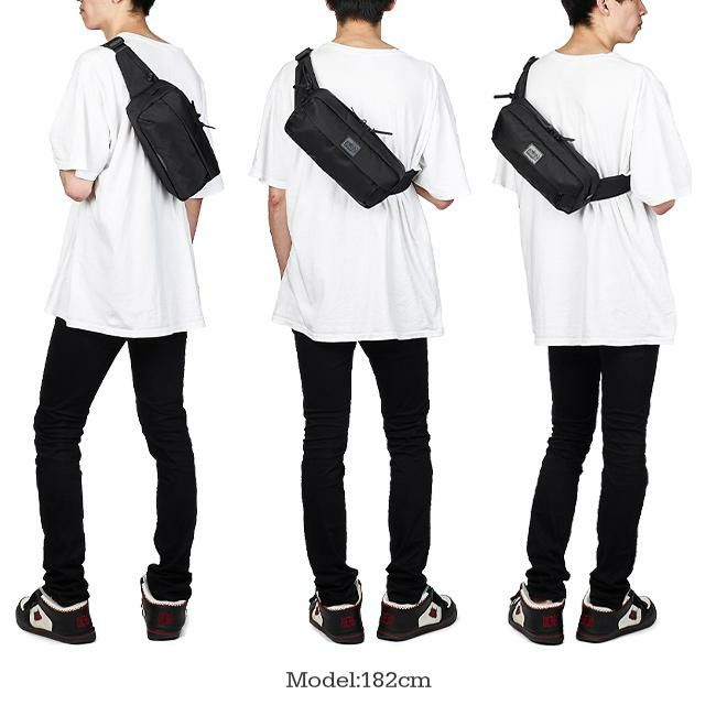 マンハッタンポーテージ ブラックレーベル ツイルナイロン ウエストバッグ Manhattan Portage BLACK LABEL mp1129twlbl