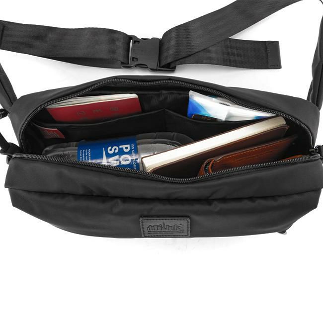 マンハッタンポーテージ ブラックレーベル ツイルナイロン ウエストバッグ Manhattan Portage BLACK LABEL mp1129twlbl