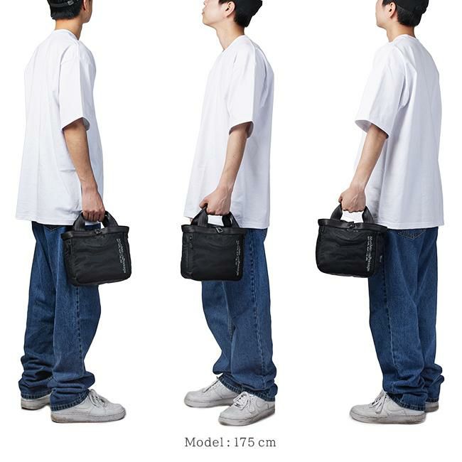 マンハッタンポーテージ ブラックレーベル リップストップ トートバッグ Manhattan Portage BLACK LABEL mp1339rsnbl