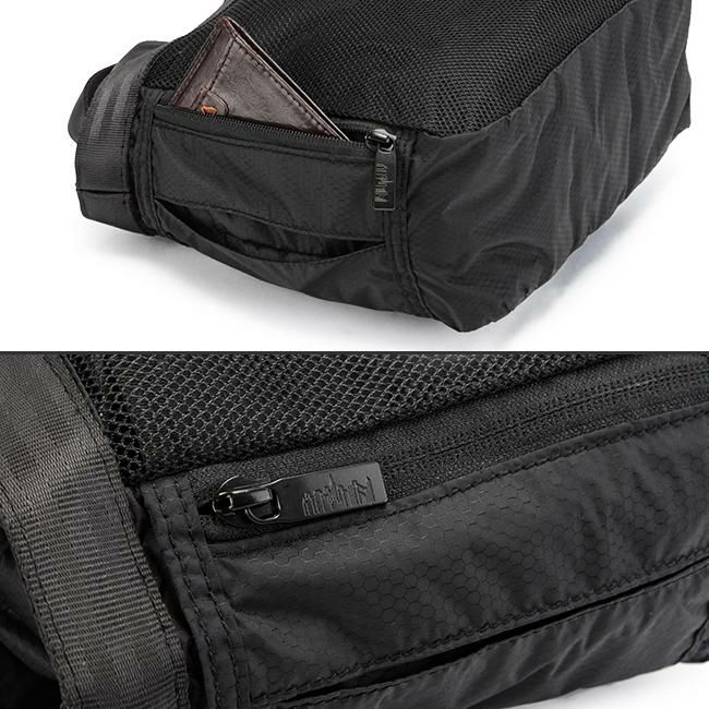 マンハッタンポーテージ ブラックレーベル リップストップ トートバッグ Manhattan Portage BLACK LABEL mp1339rsnbl