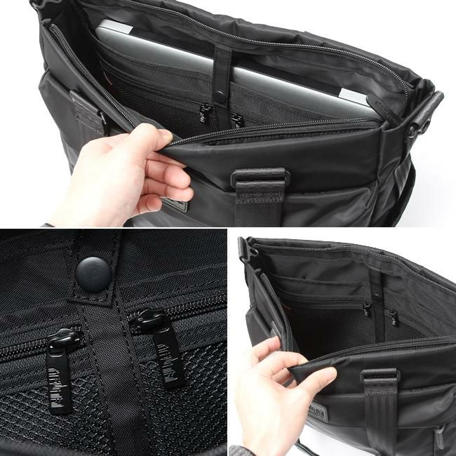 マンハッタンポーテージ ブラックレーベル ツイルナイロン トートバッグ Manhattan Portage BLACK LABEL mp1344twlbl