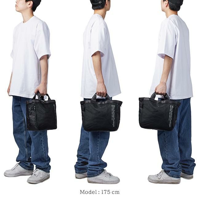 マンハッタンポーテージ ブラックレーベル リップストップ トートバッグ Manhattan Portage BLACK LABEL mp1359rsnbl