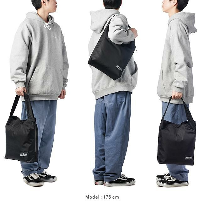 マンハッタンポーテージ ブラックレーベル コーデュラ305P トートバッグ Manhattan Portage BLACK LABEL mp1364-305pbl