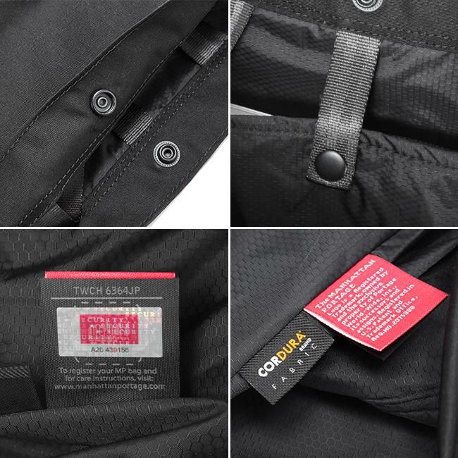マンハッタンポーテージ ブラックレーベル コーデュラ305P トートバッグ Manhattan Portage BLACK LABEL mp1371-305pbl