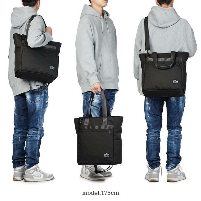 マンハッタンポーテージ ブラックレーベル バリスティック トートバッグ Manhattan Portage BLACK LABEL mp1382bl