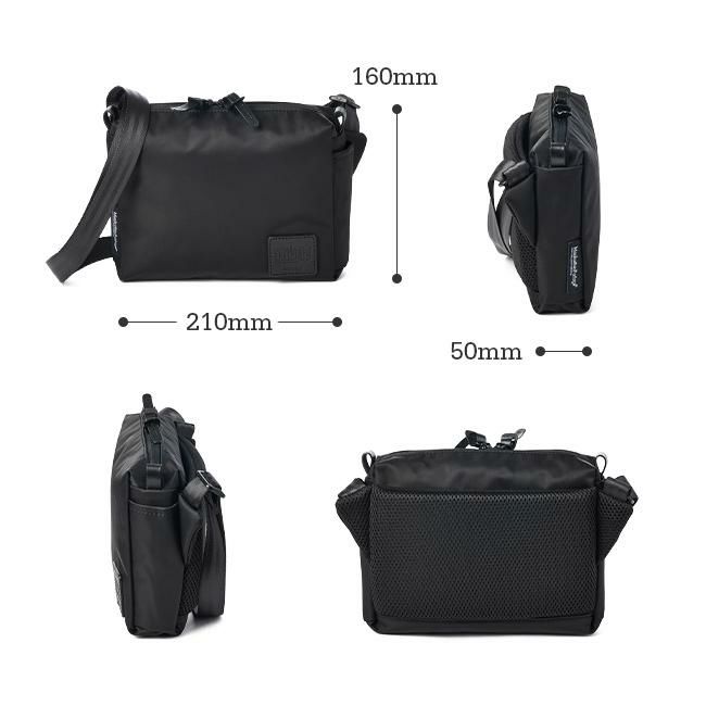 マンハッタンポーテージ ブラックレーベル ツイルナイロン ショルダーバッグ Manhattan Portage BLACK LABEL mp1488twlbl-marka