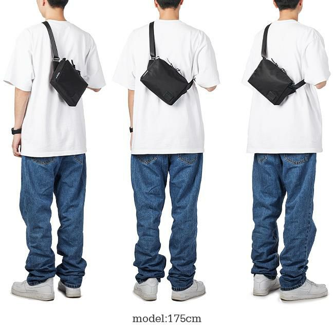 マンハッタンポーテージ ブラックレーベル ツイルナイロン ショルダーバッグ Manhattan Portage BLACK LABEL mp1488twlbl-marka