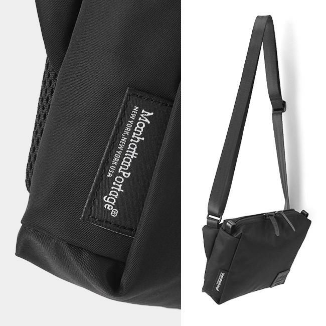 マンハッタンポーテージ ブラックレーベル ツイルナイロン ショルダーバッグ Manhattan Portage BLACK LABEL mp1488twlbl-marka