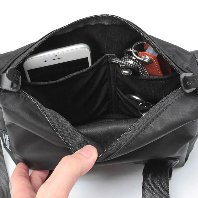 マンハッタンポーテージ ブラックレーベル ツイルナイロン ショルダーバッグ Manhattan Portage BLACK LABEL mp1488twlbl-marka