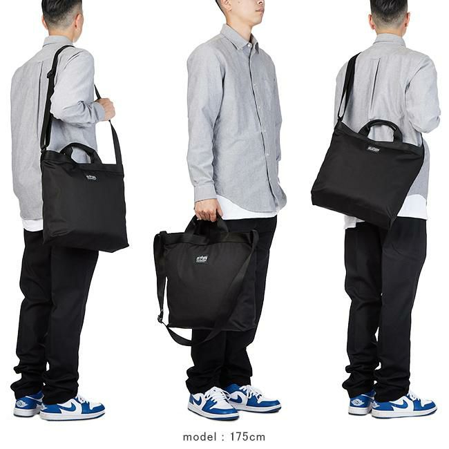 マンハッタンポーテージ ブラックレーベル コーデュラ305P ショルダーバッグ Manhattan Portage BLACK LABEL mp1496jr-305pbl