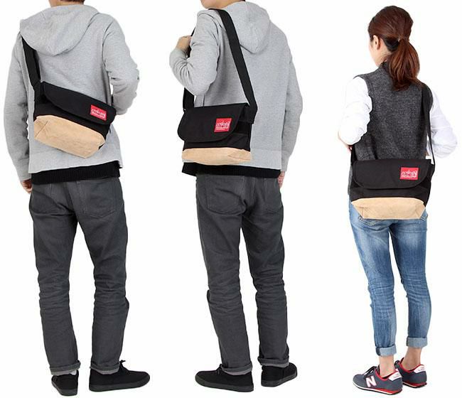 マンハッタンポーテージ スウェードファブリック メッセンジャーバッグ Manhattan Portage mp1605jrsd12