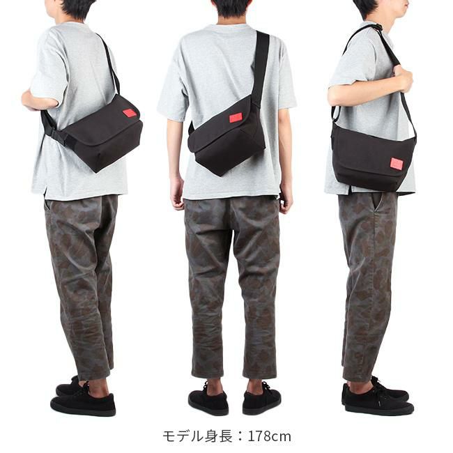 マンハッタンポーテージ ワックスナイロン メッセンジャーバッグ Manhattan Portage mp1605jrwxn